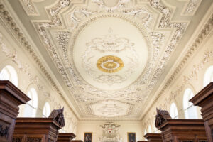 Upper Library ceiling