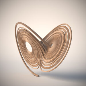 3d render of Lorenz attractor