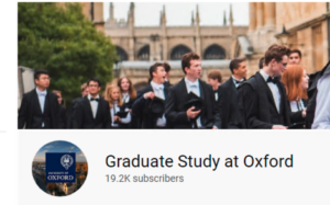 oxford graduate youtube channel banner
