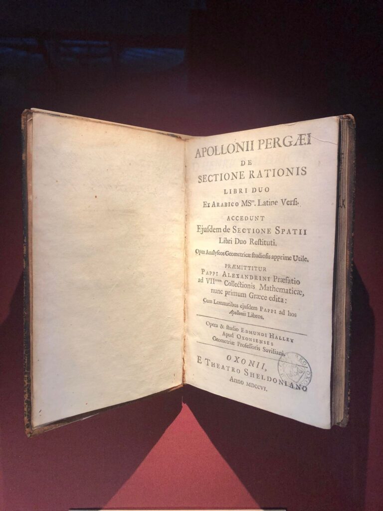 Image shows an open book