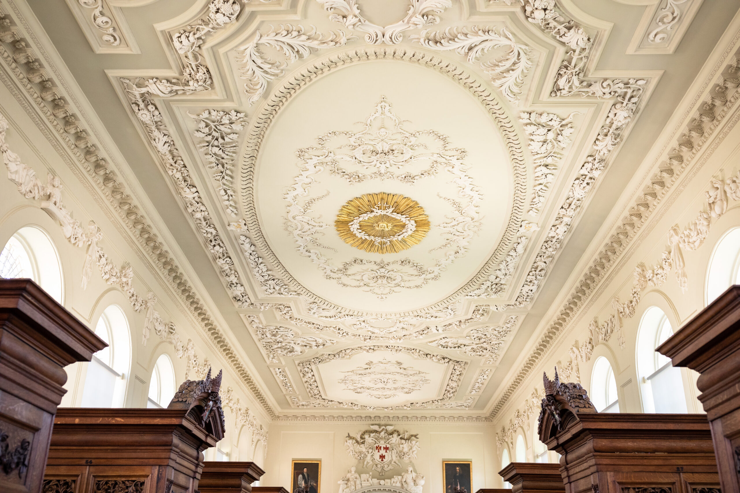 ceiling in the Upper Library