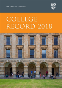 College Record 2018 cover