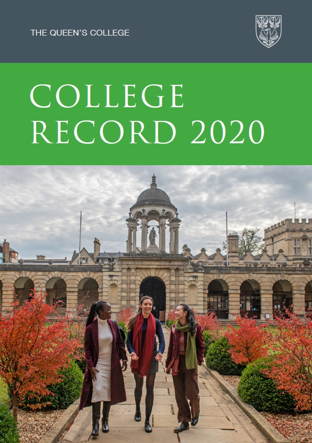 College Record 2020 cover