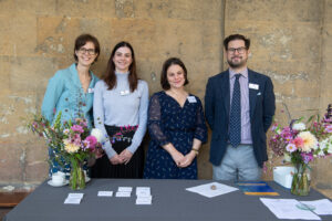 Part of the Queen's Old Members' Office team