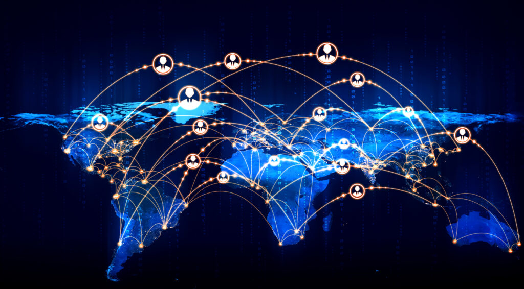 global network illustration