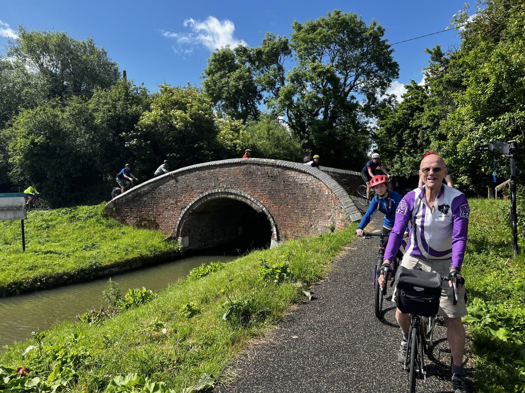 a bridge along the cycle route