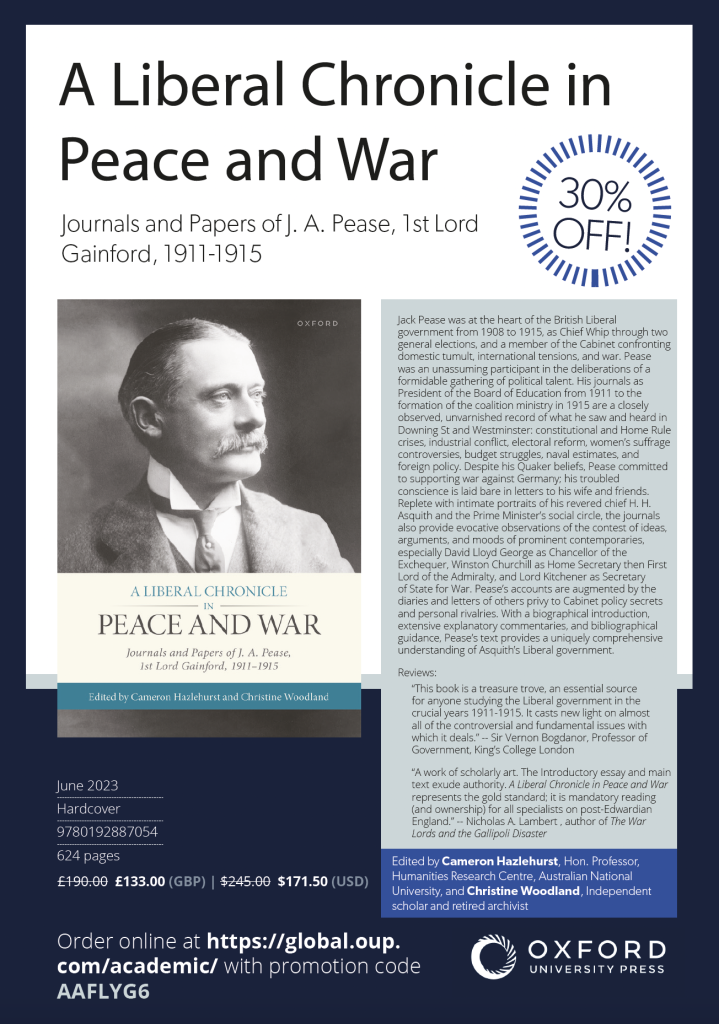 a flyer showing the book cover and an offer price of 30% off.  Please visit https://global.oup.com/academic/ with promo code AAFLYG6