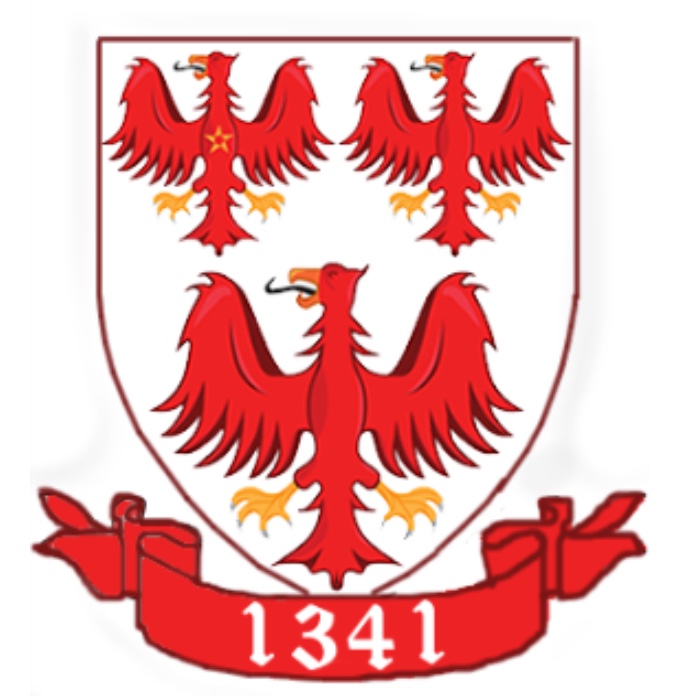 1341 logo which is a version of the College's coat of arms with 1341 written on a banner underneath