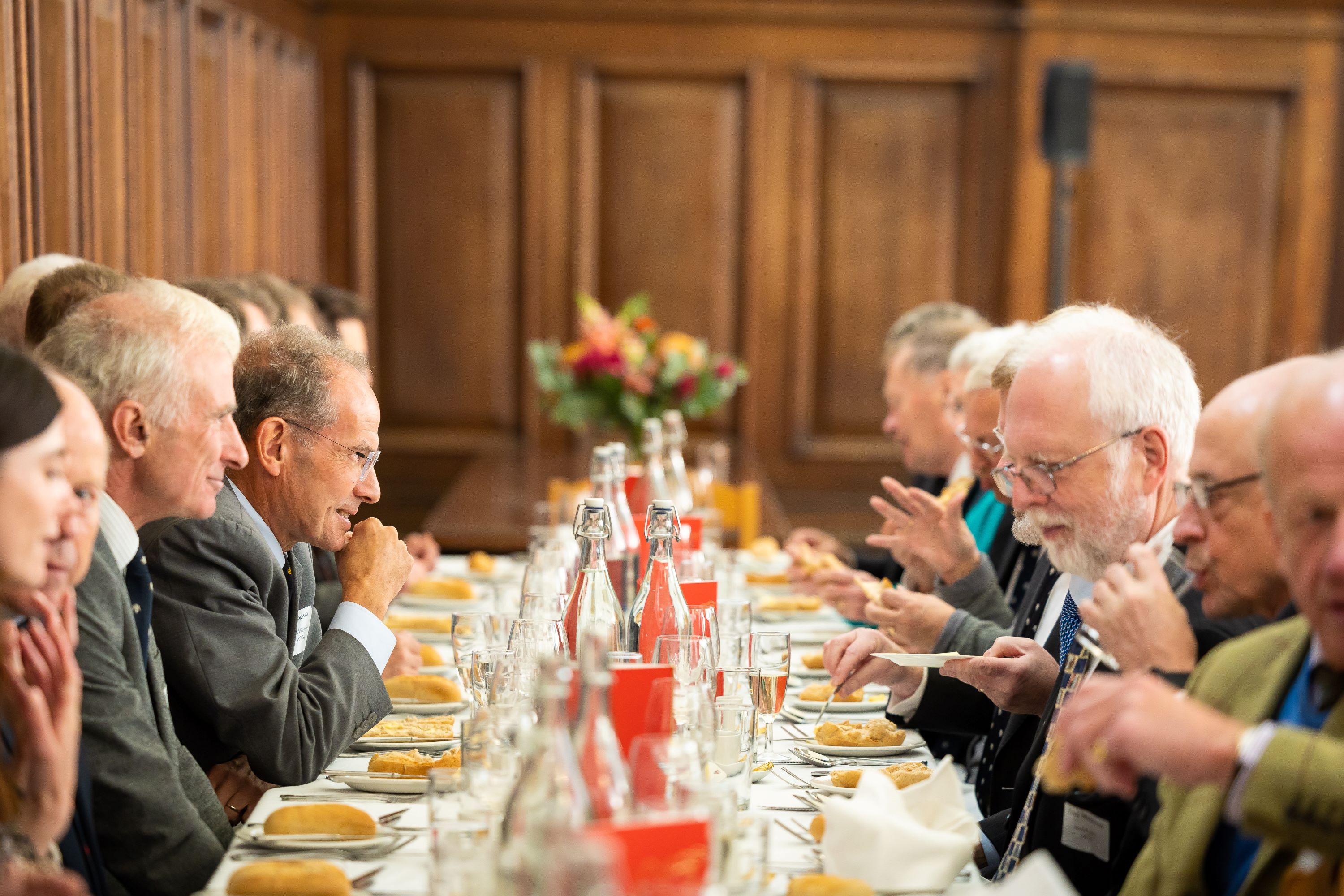 Old Members in Hall at the Jubilee Lunch 2023