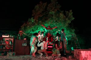 Outdoor performance of Little Shop of Horrors (2022)