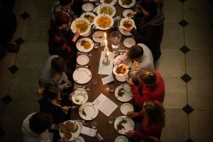 The Dining Hall pictured from above