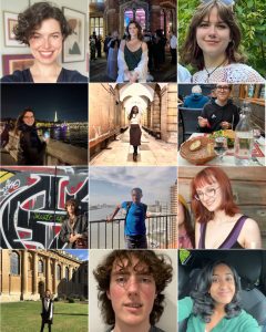 a 12-photo grid of all the telethon callers whose biographies are contained in the news item