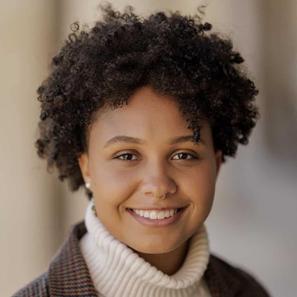 Tori Harwell profile photo; Tori is smiling to camera