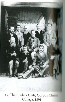 A group photo of The Owlets Club, Corpus Christi College (1891)