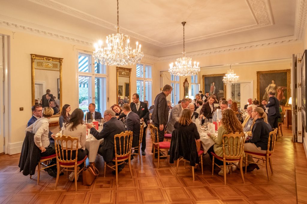 Guests seated in the Dining Room