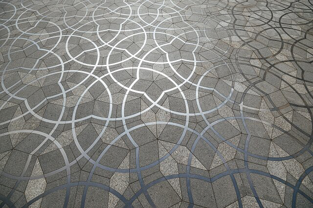 Penrose Paving outside the Mathematical Institute