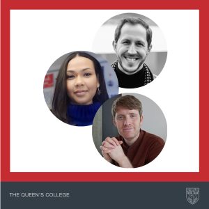 three overlapping profile photos, each in its own circular frame: Mats van Es, Nakita Noel and Jeremy Page