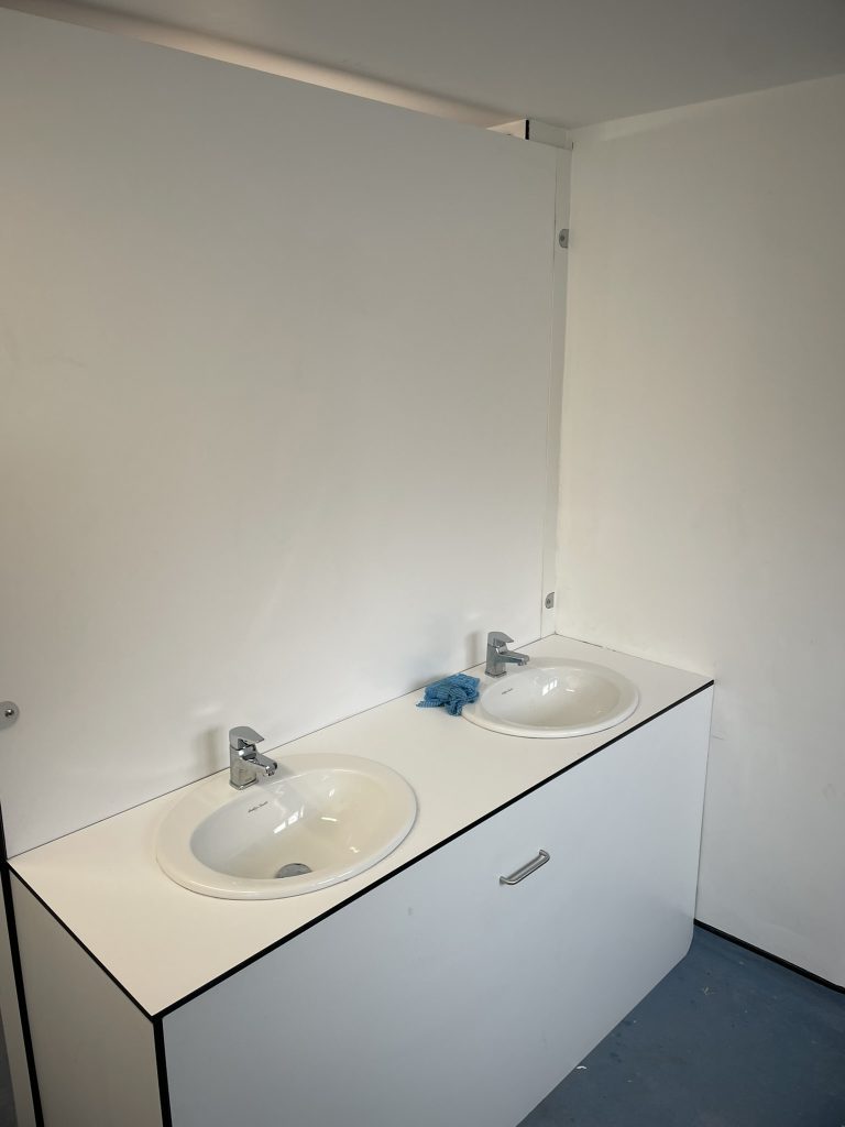 AFTER: New bathroom in the Boathouse