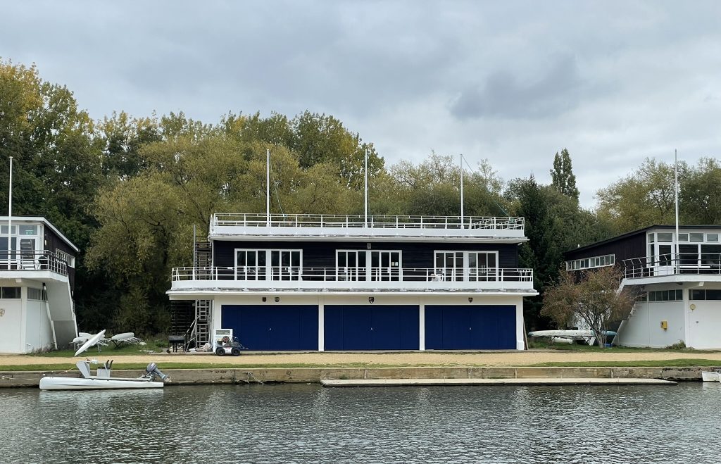 AFTER: The Boathouse photographed from the other side of the river