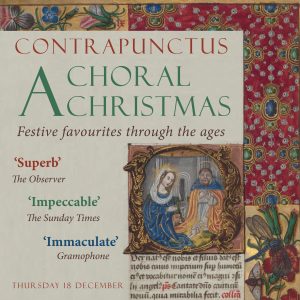 a CD-style cover image showing an illuminated manuscript and all title text and review quotes are in the event entry
