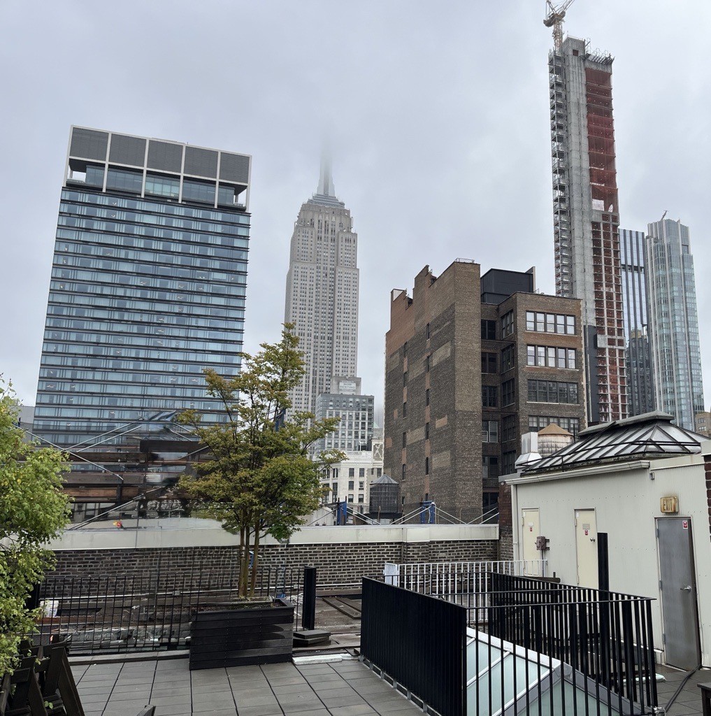 Roof Terrace with view of Empire State Building