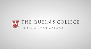 video thumbnail showing 'The Queen's College, University of Oxford' and the College's coat of arms