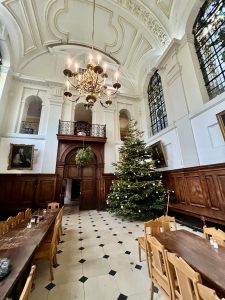 Christmas tree in the Dining Hall by Matt Shaw