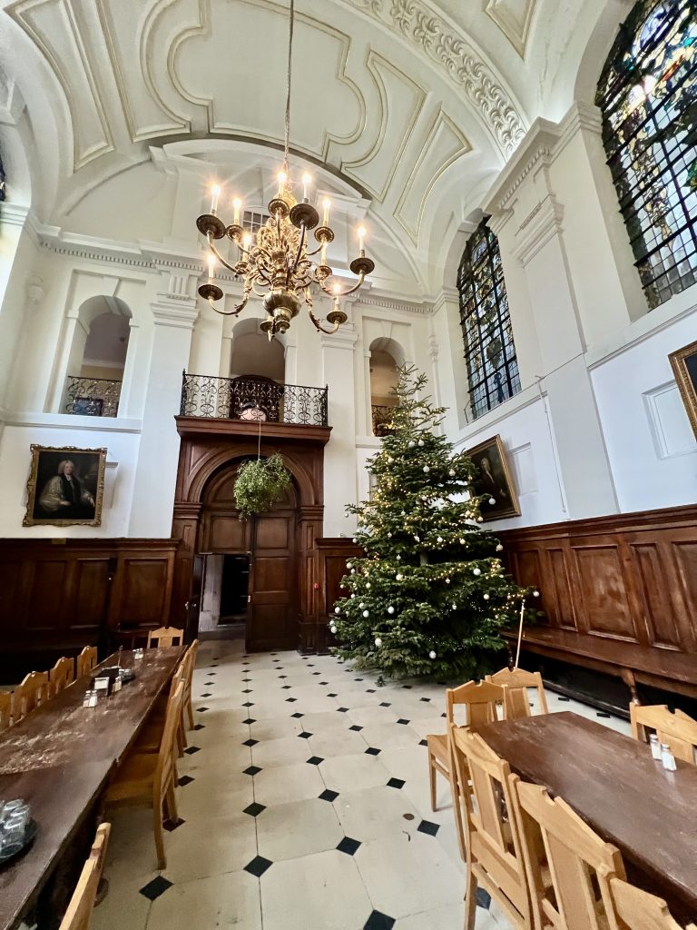 Christmas tree in the Dining Hall by Matt Shaw