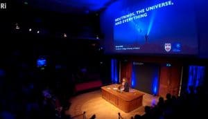 Dr Kirsty Duffy at The Royal Institution
