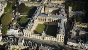 aerial view of Queen's by Jamie Unwin