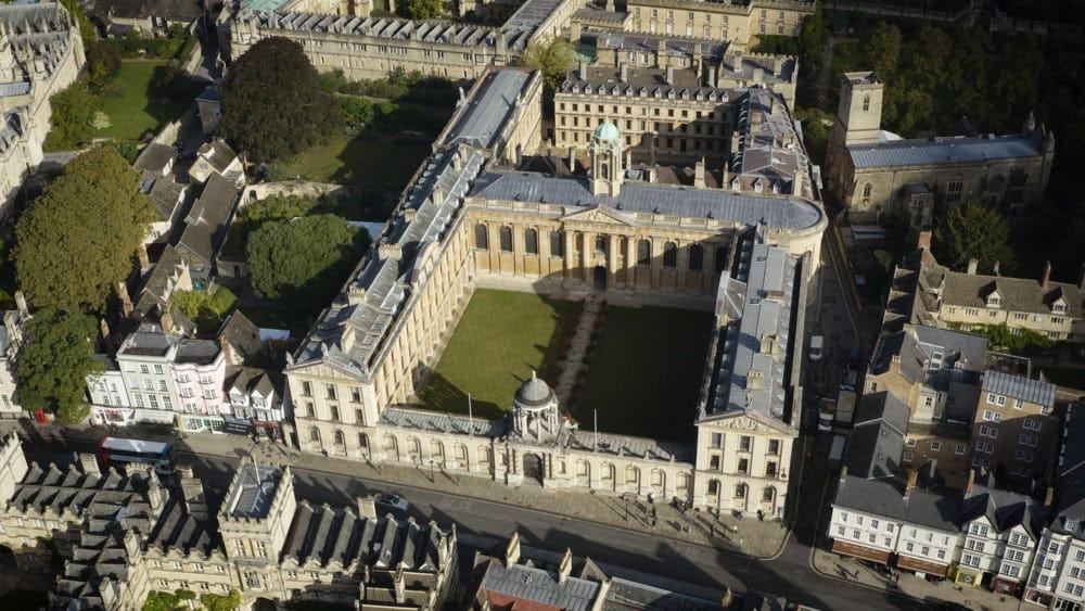 aerial view of Queen's by Jamie Unwin