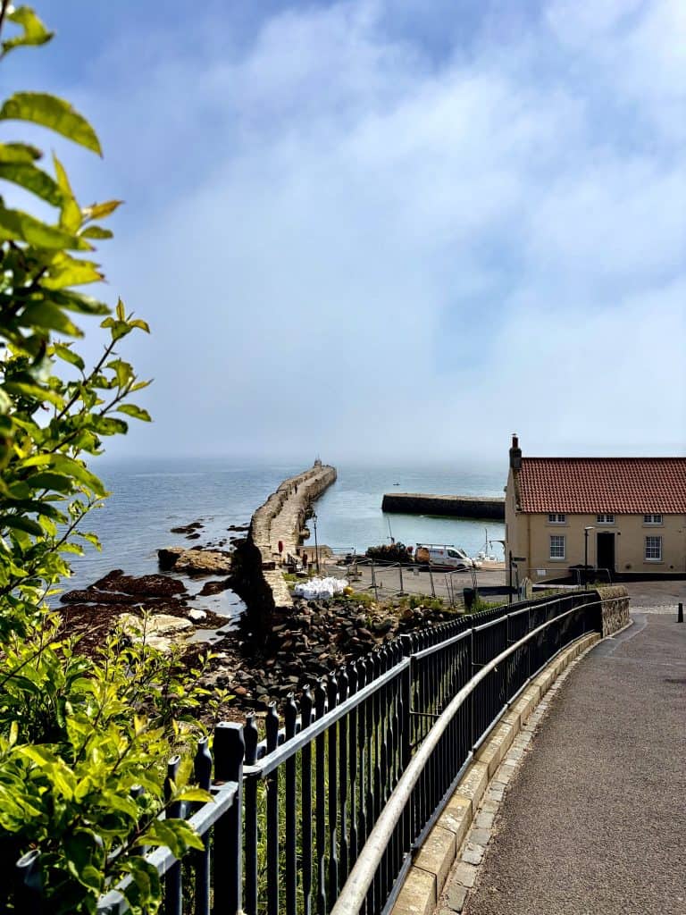The tip of the St Andrews pier