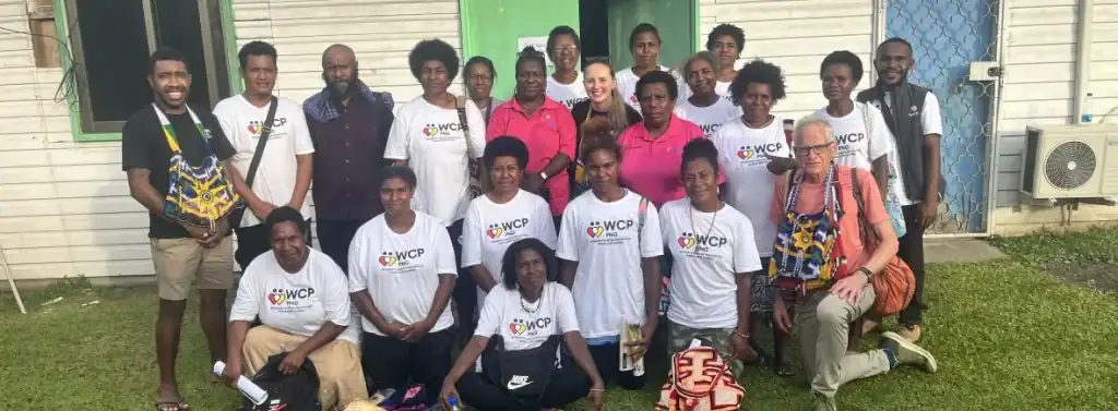 Women’s Cancer Prevention PNG team photo