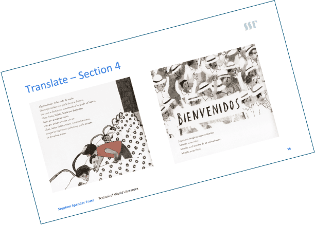 A creative translation resource by the Stephen Spender Trust