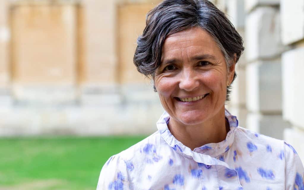 Headshot of Grace Lane in Front Quad taken by David Olds